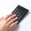 Sanwa Supply NT-WL21BK Wireless Tenkey USB A Connection Pantograph Key