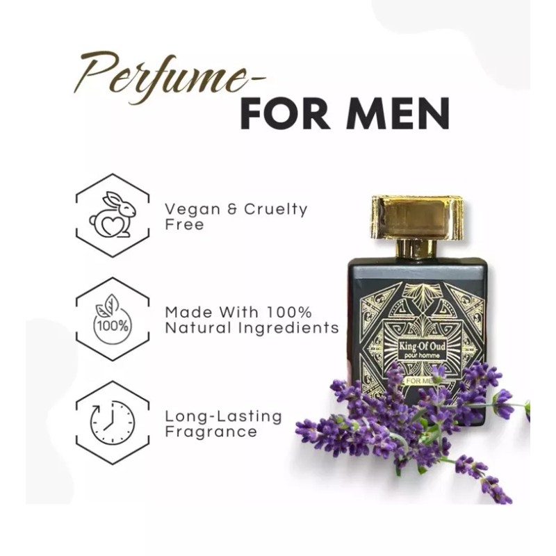 Cologne King Of Oud men cologne 3.4 Great Gift