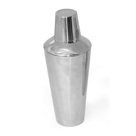 Premium Manhattan Cocktail Shaker with Strainer Stainless Steel 28oz 25cm Tall (3 Pieces)