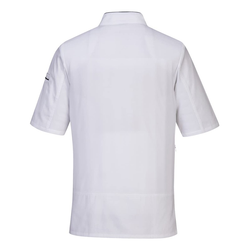 Surrey Chef Jacket S/S White R Medium