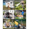 Portable Shower for Camping with 5 Gallons Foldable Bucket,High-Pressure