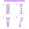 Party Chair Sashes 32 Panels - Light Purple Birthday Chair
