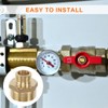 Bangbobi Brass Double Nipple Reduction 1 to 1/2 Inch Hose