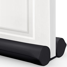 Comfyanno Tope para debajo de la puerta, relleno y sello de huecos de puerta inferior, se adapta a puertas de 30 a 36 pulgadas, bloquea el aire frío, 