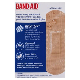 Band-Aid Waterproof Tough Strips 20 Pack