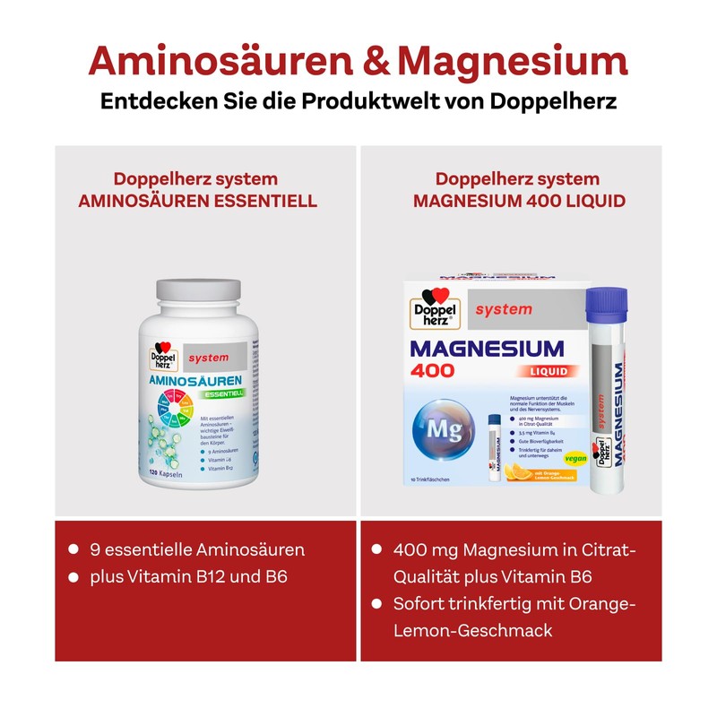 Doppelherz System Essential Amino Acids - Plus Vitamin B6 and