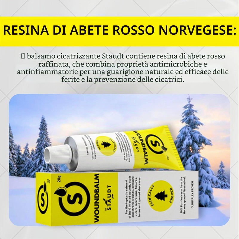Staudt Unguento per ferite, 20 G