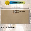 SpaceTent 6 Pack DXVA19-4101 Disposable Filter Bags for DEWALT 6,