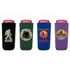 Bigfoot Funny 24/25oz. Can Coolie Designs 4 Pack