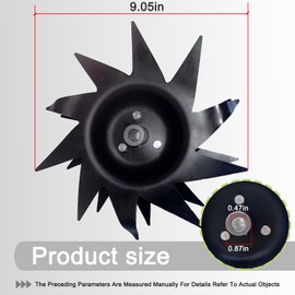 1-Pair Tiller Tilling、Cultivating Tines 、Power Tiller Tines 、Tiller R.H Tine Wheel Assembly fits for mantis's Tillers 7222, 7225,7260,7261,7262,7920,7924,7940 Replace OEM no. 1622
