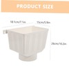 WHAMVOX Rain gutter collection bucket, rain gutter, rain barrels for