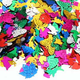 PATIKIL 30Gram Sequins for Crafts, 1Pack Colored Sequin and Spangles Craft Supplies for DIY Making Clothes Nails Greeting Card Scrapbook Decoration, Animal Style