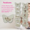 Baby Monthly Milestone Cards, Wooden Discs, Gender Neutral, Butterfly Shaped,