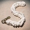 Earssa 2PCS Scrunchie Lanyards Teacher Scrunchies Lanyard with 4 Card Holders for ID Badges and Keys Stretchy Keychain Wristlet for Women Nurses School Office Supplies (White+Checkerboard)