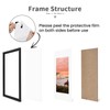 RUN HELIX 11x14 Picture Frame, Wall Gallery Photo Frames,Stable and