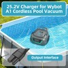25.2V Charger for Wybot Robotic Pool Vacuum, Power Adapter Compatible