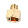 TOP-VIGOR 2Pcs Brass Threaded Pipe Fitting 1/8 PT Male x