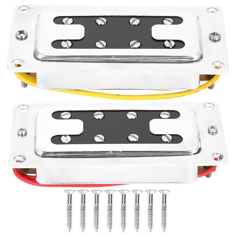 Pickup Guitar Bass Parts Lightweight Musical Instrument Accessories Silver 12K‑Resistance(Silver