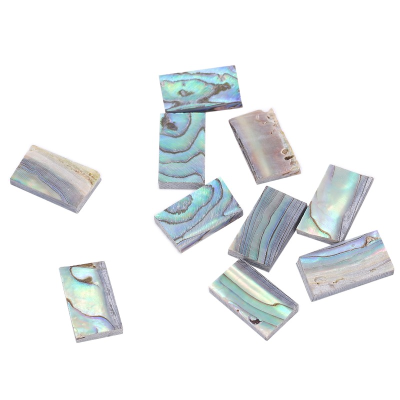 10Pcs Abalone Shell Inlay Natural Guitars Inlay Material Guitar Fretboard
