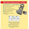 Marley Rain collector 80-105 mm with filter, brown, 1 inch
