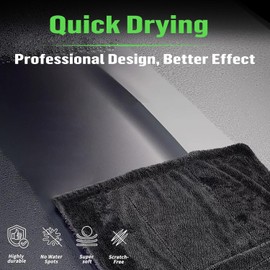 Bath Wipes Shower Cleaning Cloths, Premium Car Drying Towel | Ultra Absorbent Twisted-Loop Design| Microfiber Towel for Car, Shower Cabin, Household