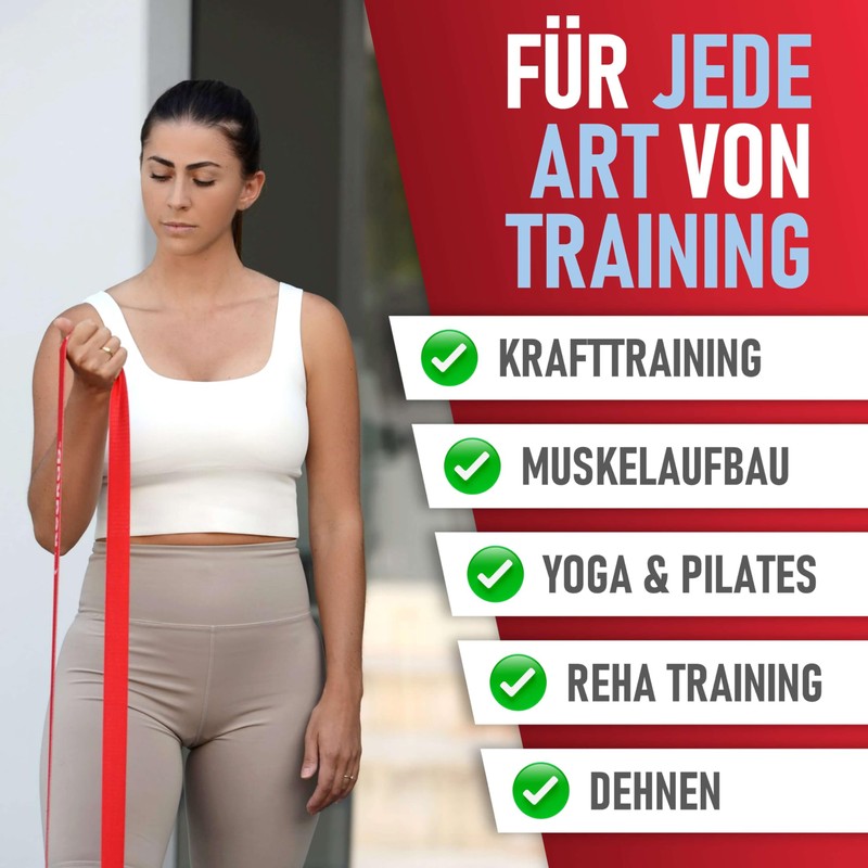 RED RAB Fitness bands individually or in a set with