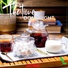 SIMAX Borosilicate Glass Sugar Bowl with Lid, 16 Ounce, Clear,