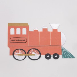 Meri Meri Train Napkins (Pack of 16)