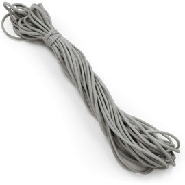 Expo International 1/8" Soft Knit Elastic Cord-10 Yards | Gray Trim