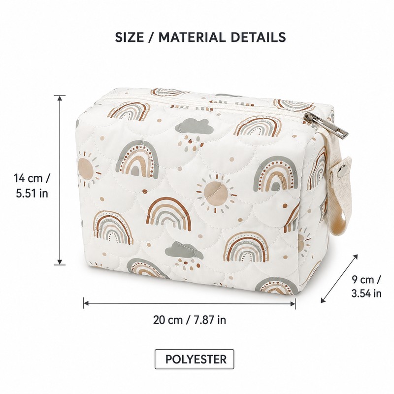 Waterproof Polyester Baby Diaper Wet Bag with Zipper and Stroller