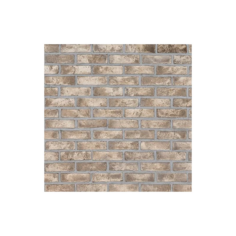 MSI Doverton Gray 12.5 in. x 25.5 in. Clay Brick