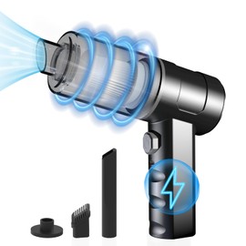 IFTHFOUR New Computer Vacuum Cleaner-Compressed Air Duster-Air Blower Powerful-Electric Air Dusters-Replace Compressed Air Cans for PC, Computer, Car -Vacuum Keyboard Cleane