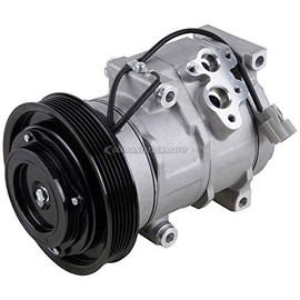 AC Compressor & A/C Clutch For Honda Odyssey Pilot Ridgeline Accord V6 Acura TL MDX - BuyAutoParts 60-01714NA NEW