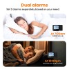 Smartro Digital Projection Alarm Clock For Bedrooms With Indoor Thermo