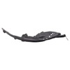 TRQ Front Right Rearward Inner Fender Liner Black Passenger Side