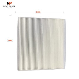 Cabin Air Filter Replacement - Pack of 1 - Made in USA - Compatible with 2003-2008 Toyota Matrix 1.8L, 2002-2008 Corolla 1.8L - Replaces O.E. 8856802020