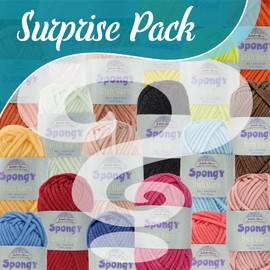 JubileeYarn Spongy Dish Yarn - Worsted Nylon Dishcloth - 50g/Skein - Variety Pack - 12 Skeins