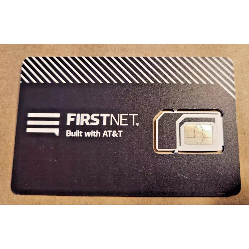 AT&T 10 PACK FIRSTNET TRIPLE CUT SIM new, sealed &