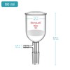 StonyLab Glas Buchner Funnel Filter, Borosilicate Glass Vacuum Buchner Filter