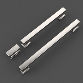 9BUILD 10 Pack 1.5Inch(37mm) Brushed Satin Nickel Kitchen Cabinet knobs Zinc Cabinet Hardware Drawer knobs Dresser knobs Kitchen knobs for cabinets