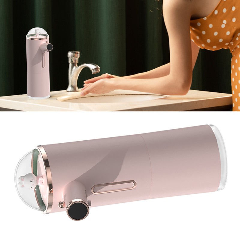 Automatic Foam Soap Dispenser Cute Intelligent Infrared Sensor Waterproof Rechargeable