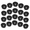 LABRIMP 20Pcs Round Rubber Wire Grommets Durable Cable Hole Covers