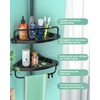 ADOVEL 4 Layer Corner Shower Caddy, Stainless Steel ​Constant Tension