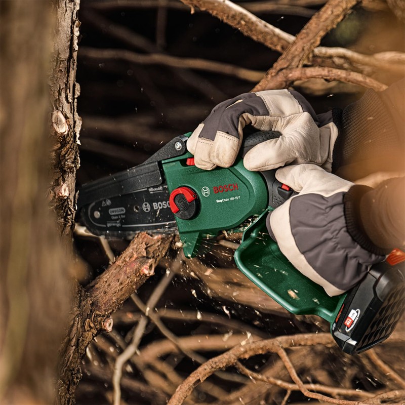 Bosch EasyChain 18V-15-7 Mini Chainsaw Chain for Cutting Different Types
