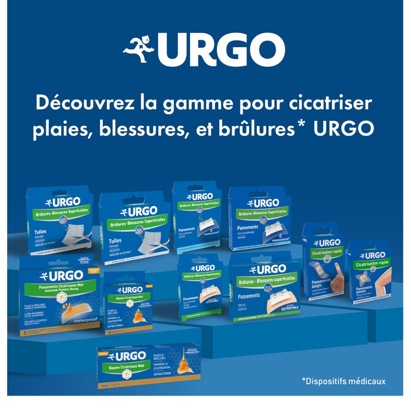 Urgo – Verband für Verbrennungen – oberflächliche Verletzungen – Tüll