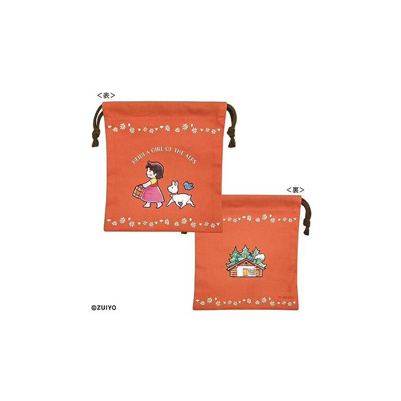 Alpine Girl Heidi Drawstring Bag (Red AH-KI001)
