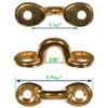 PARACORD PLANET 1 1/16 Inch Brass Footman Loop – 3/8