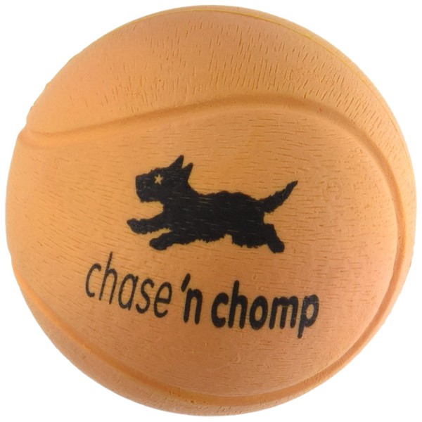 Chase 'n Chomp Hi-Bouncer Ball Pet Chew Toy, 2.85-Inch, Orange