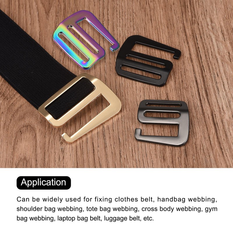 QUARKZMAN Metal G-Hook Strap Clasps, Pack of 2, 1.26 Inches,