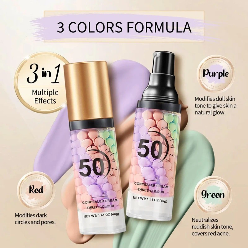 2 Unidades De Primer Corretor De Cor Spf50, Base De